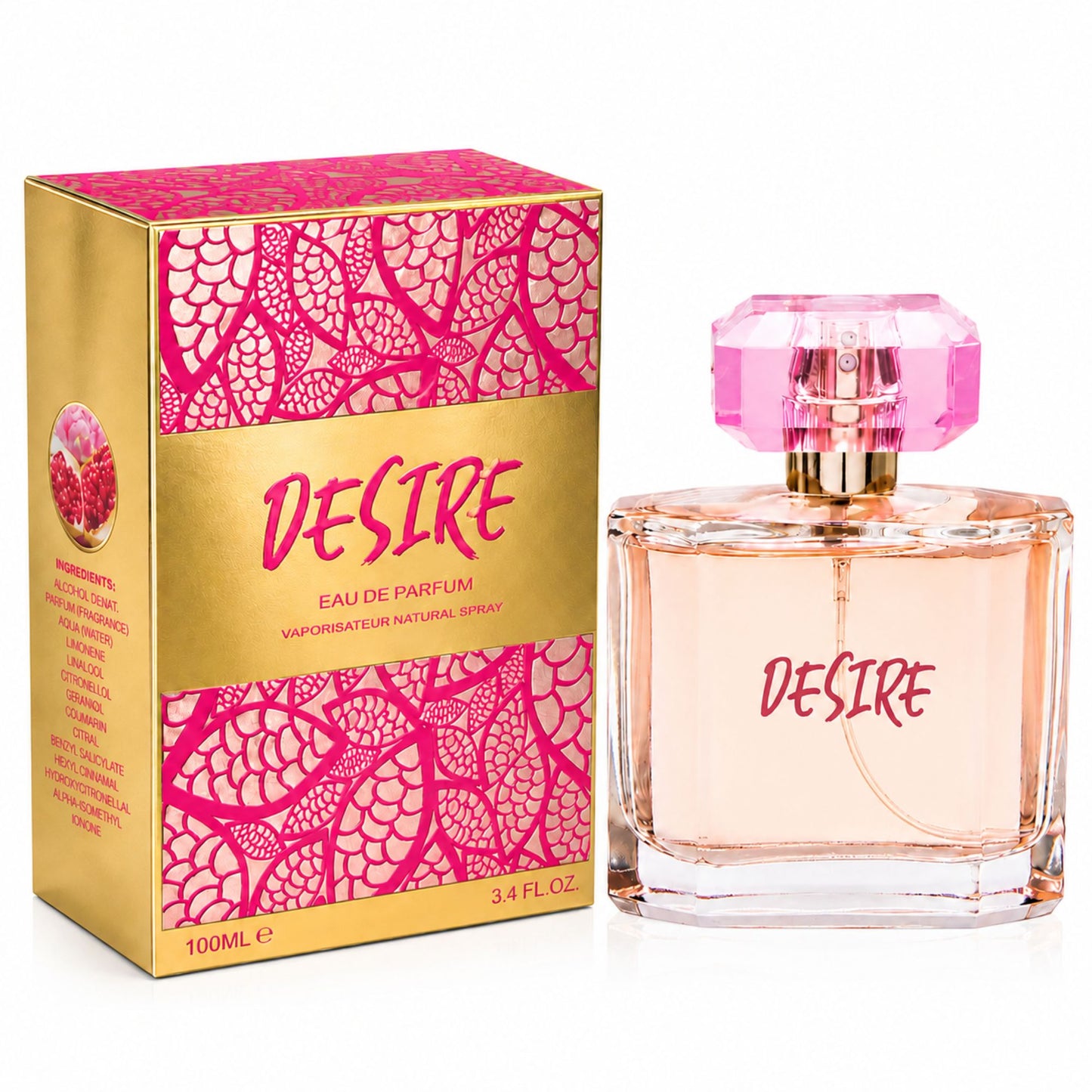 Desire Eau de Parfum for Women Natural Spray 100ml