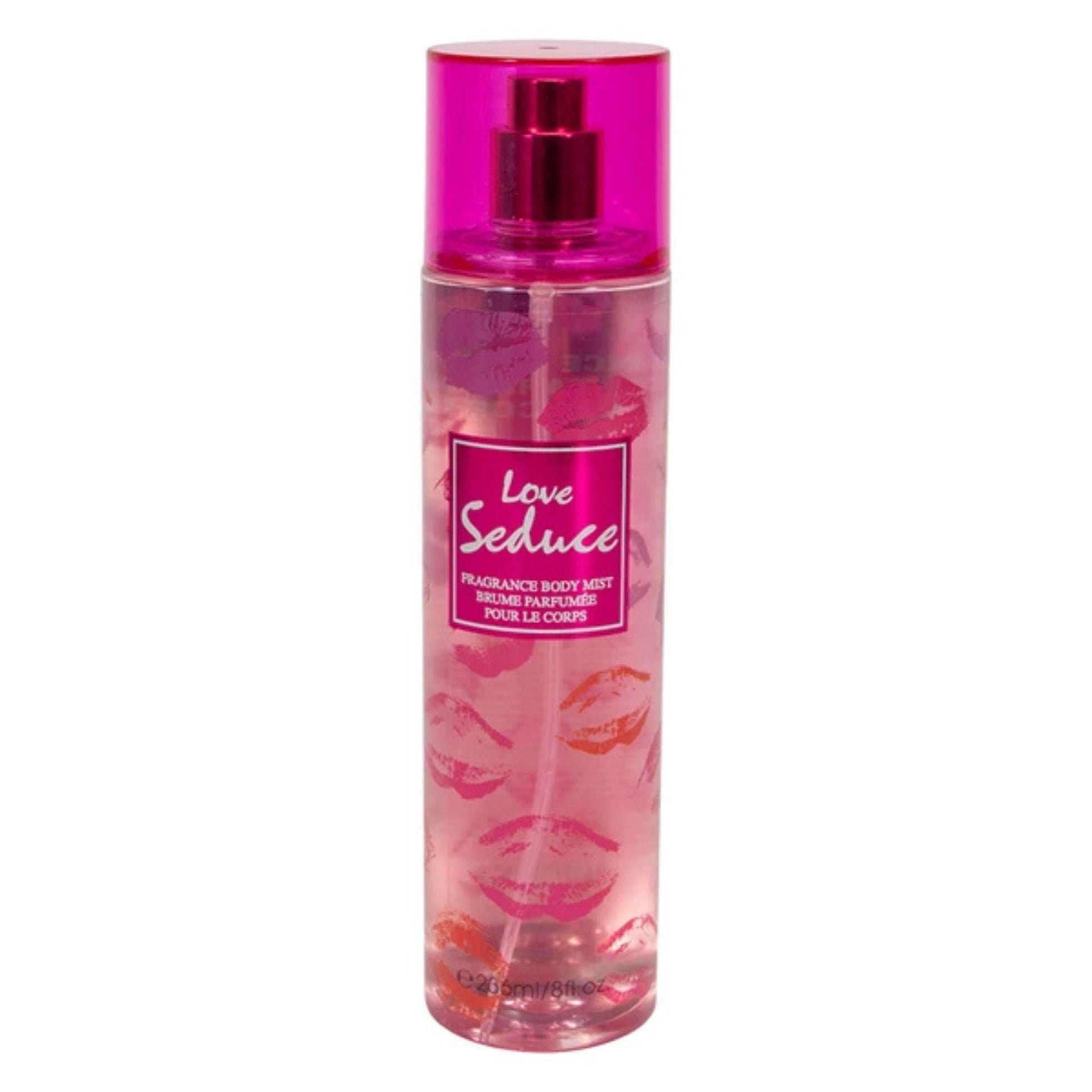 Love Seduce Fragrance Women's Body Mist Spray on white backgound
