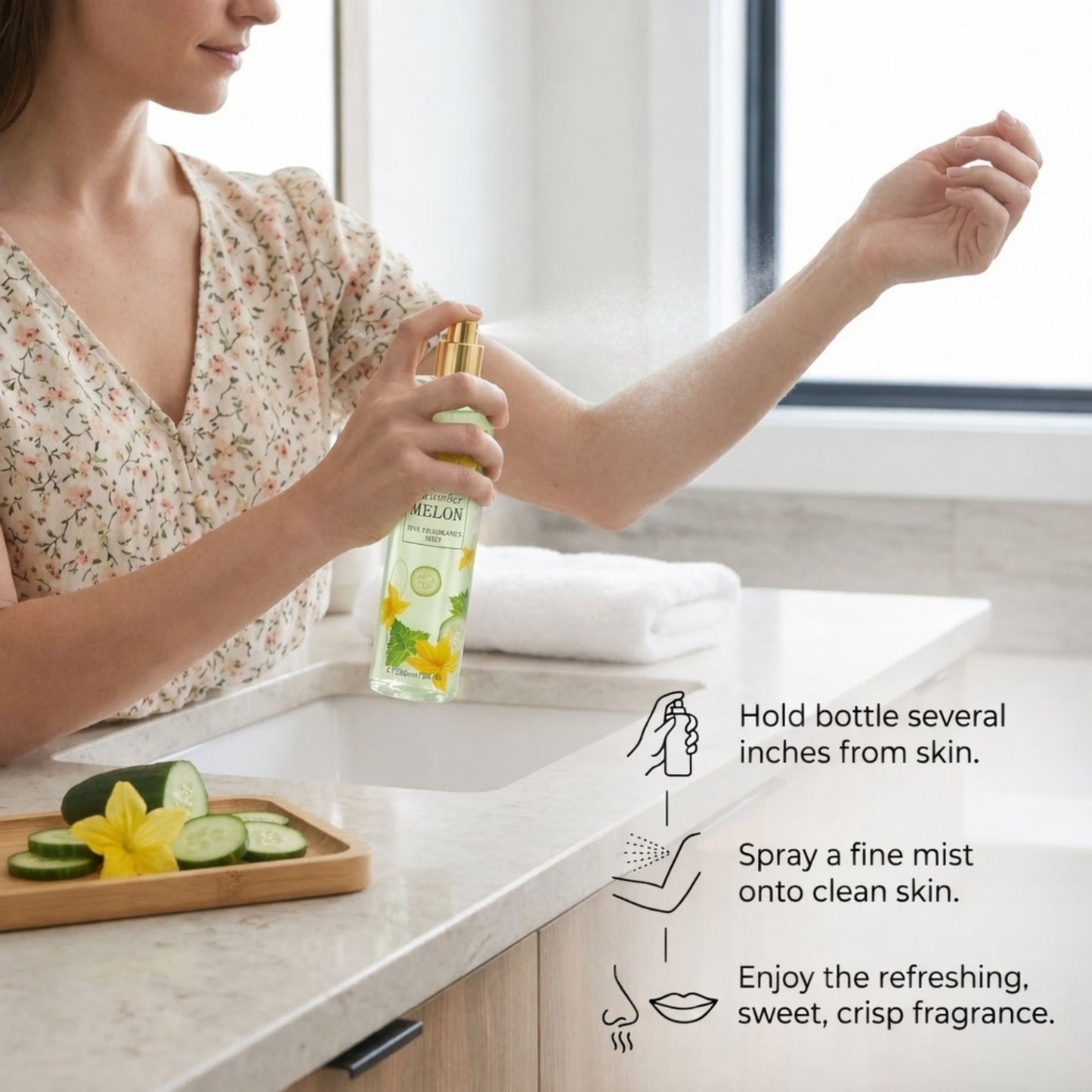 This body mist spray is perfect for daily use at home, work, or while traveling