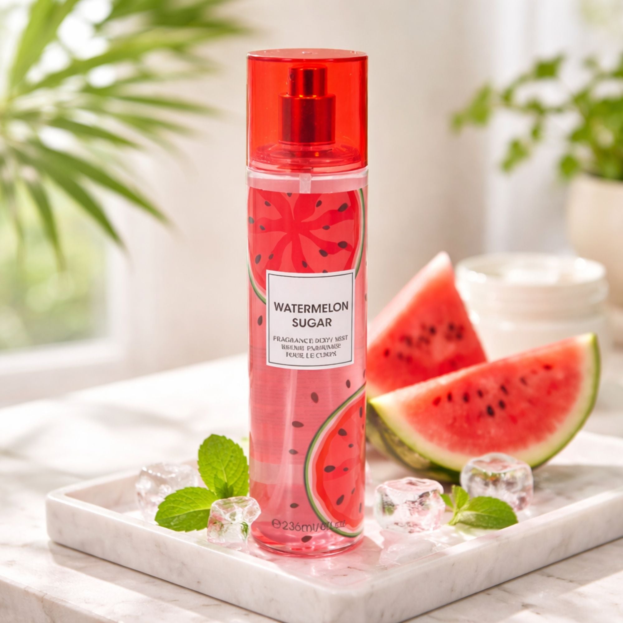 8oz Watermelon Sugar Fragrance Women’s Body Mist Spray lifestyle use image