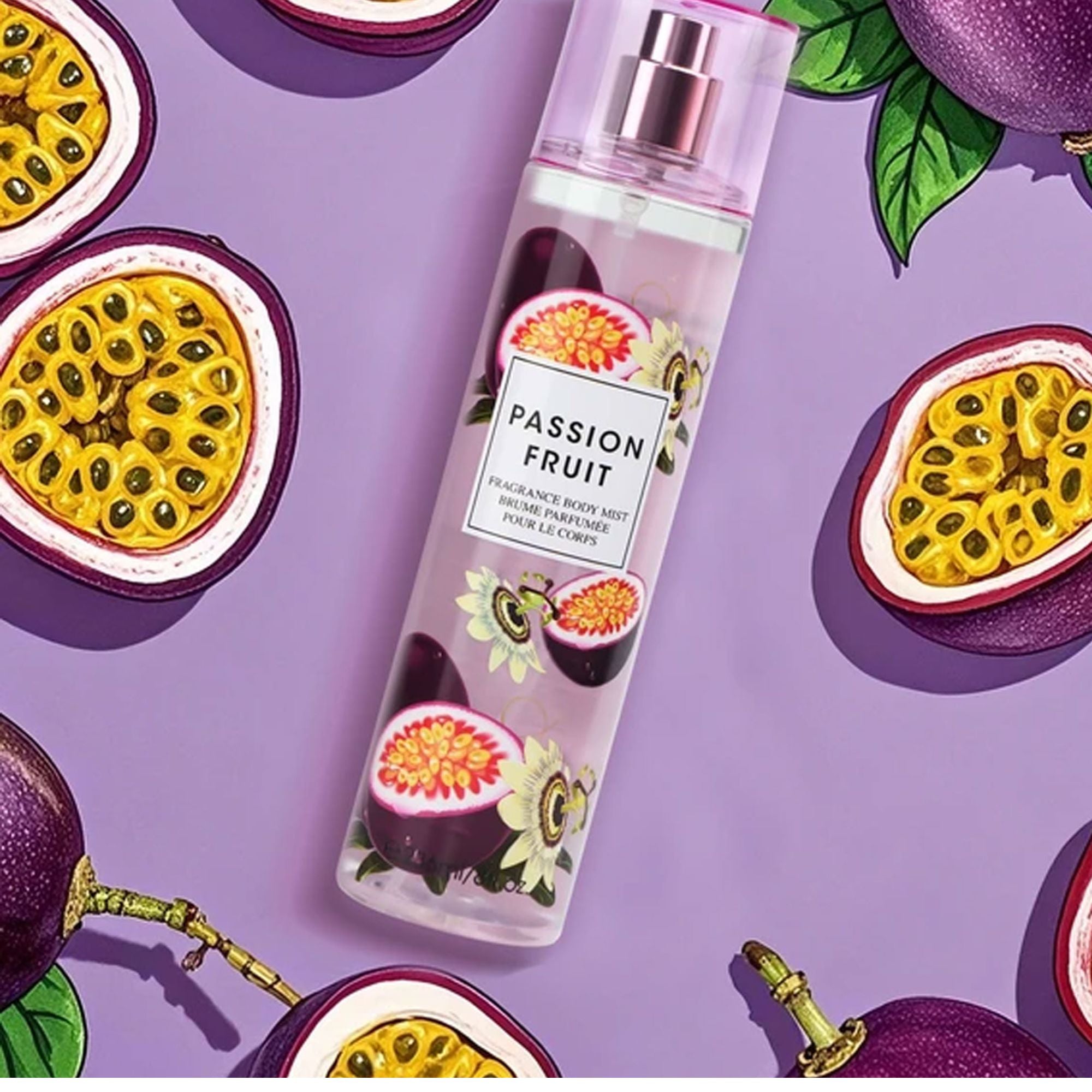 8oz Passion Fruit Fragrance Women's Body Mist Spray lifestyle use image