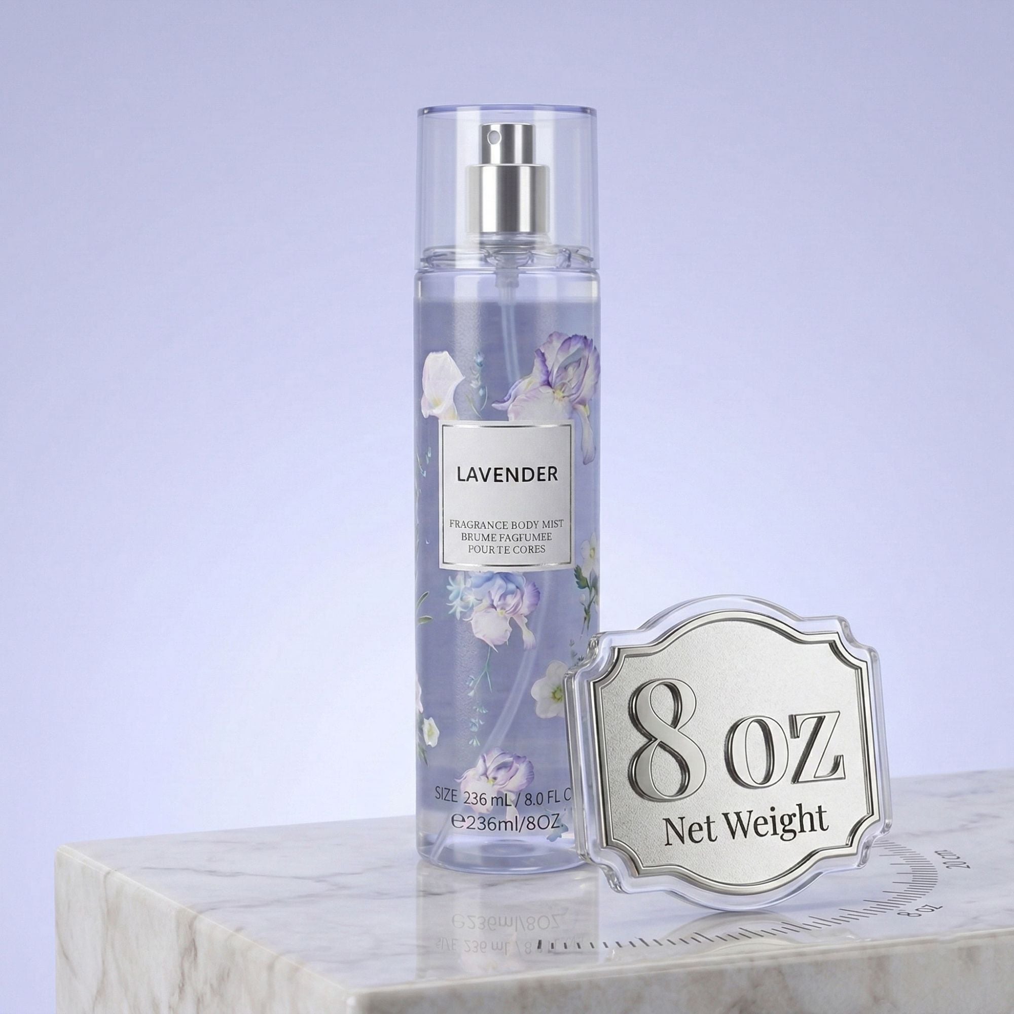 8oz Lavender Fragrance Women's Body Mist Spray product detail image