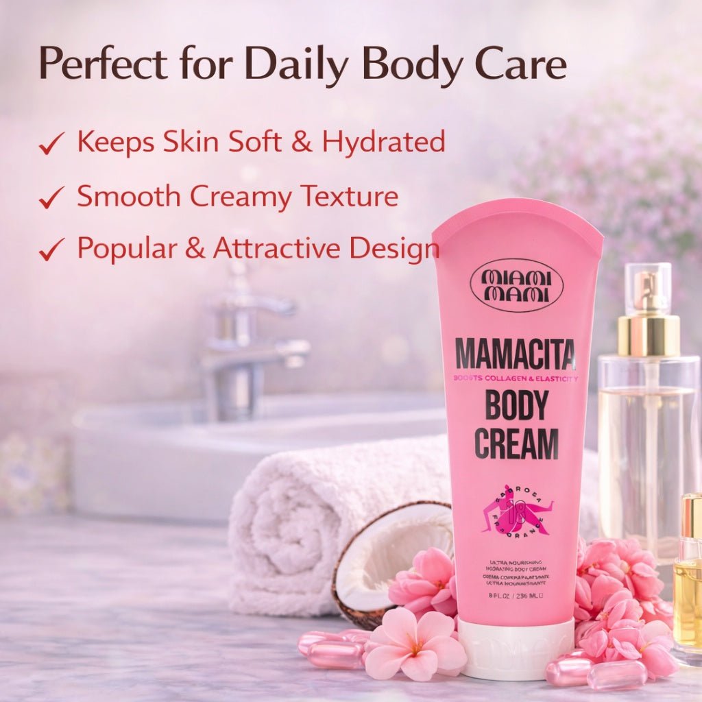 Miami Mami Mamacita Women's Body Cream 236ml / 8oz Moisturizing Lotion