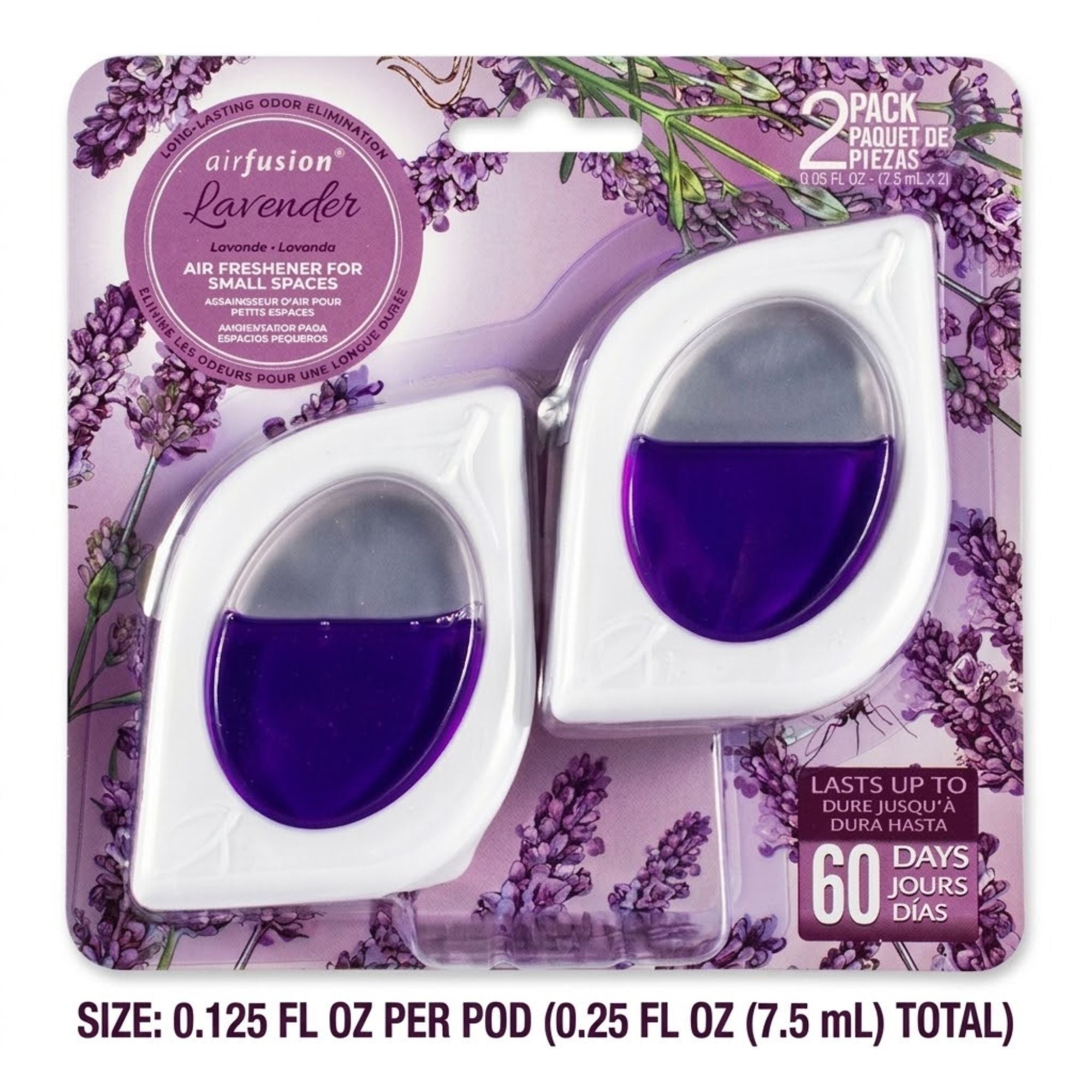 7.5 ml Air Fusion Lavender Air Freshener 2 Pack Air Freshioner product detail image