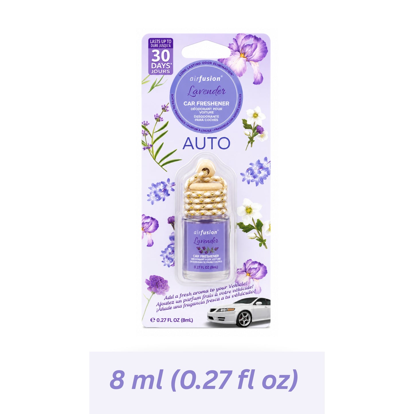 Airfusion Lavender Auto Freshener Long Lasting