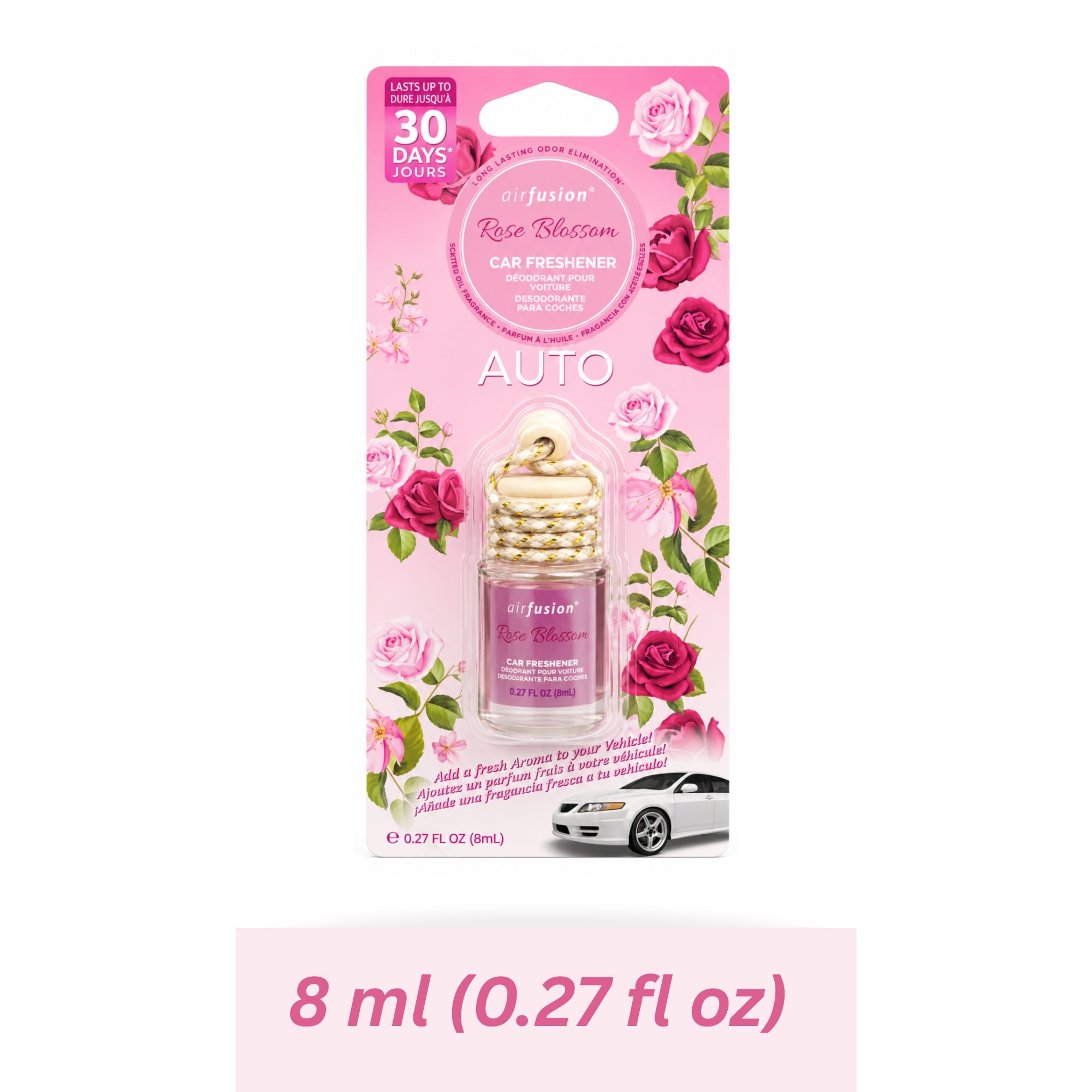 Airfusion Rose Blossom Hanging Auto Freshener
