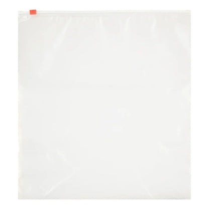 Nicole Home Collection 30 Count Gallon-Size Storage Bags in a purple and white box with "Improved Double-Lock Seal" graphic.