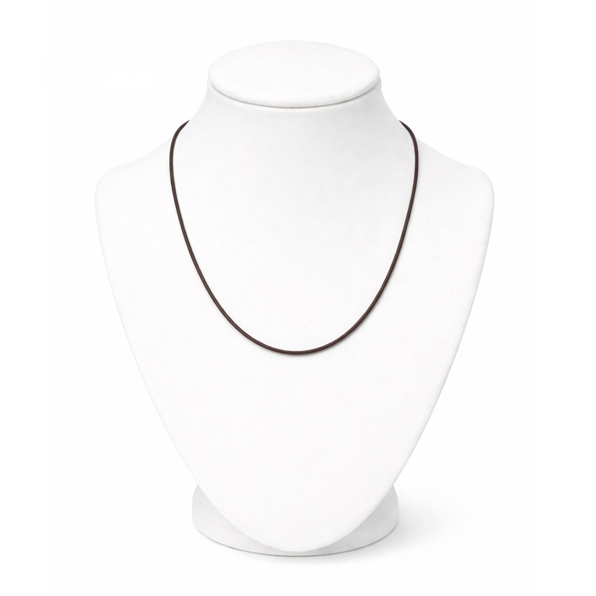 24" Waxed Leather Cord Necklace with Lobster Clasp Necklaces main product image