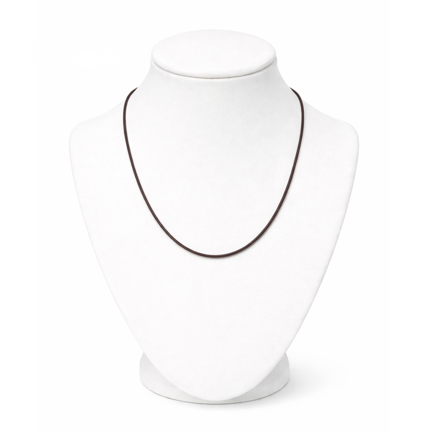 24" Waxed Leather Cord Necklace with Lobster Clasp Necklaces main product image
