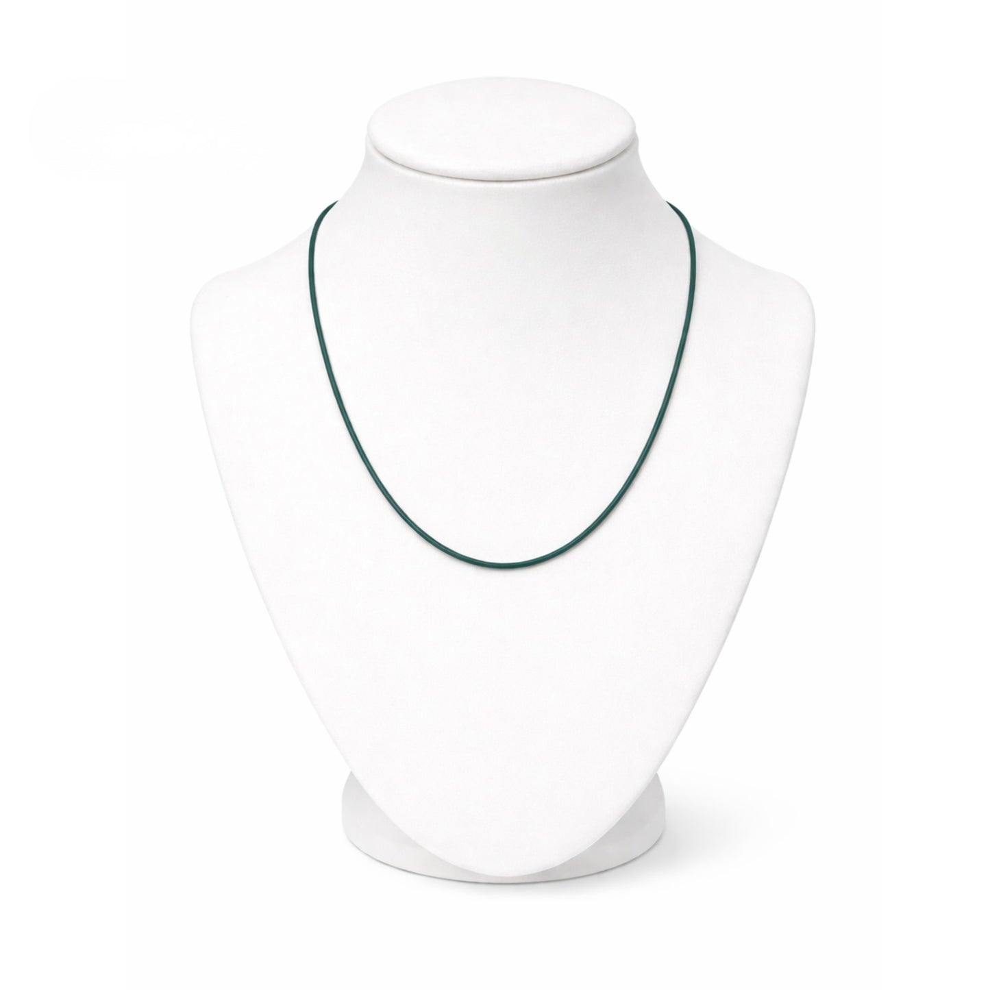 24" Waxed Leather Cord Necklace with Lobster Clasp