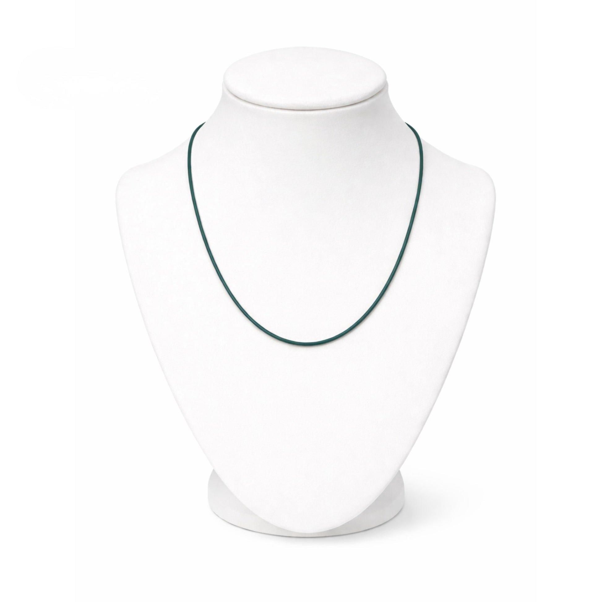 24" Waxed Leather Cord Necklace with Lobster Clasp