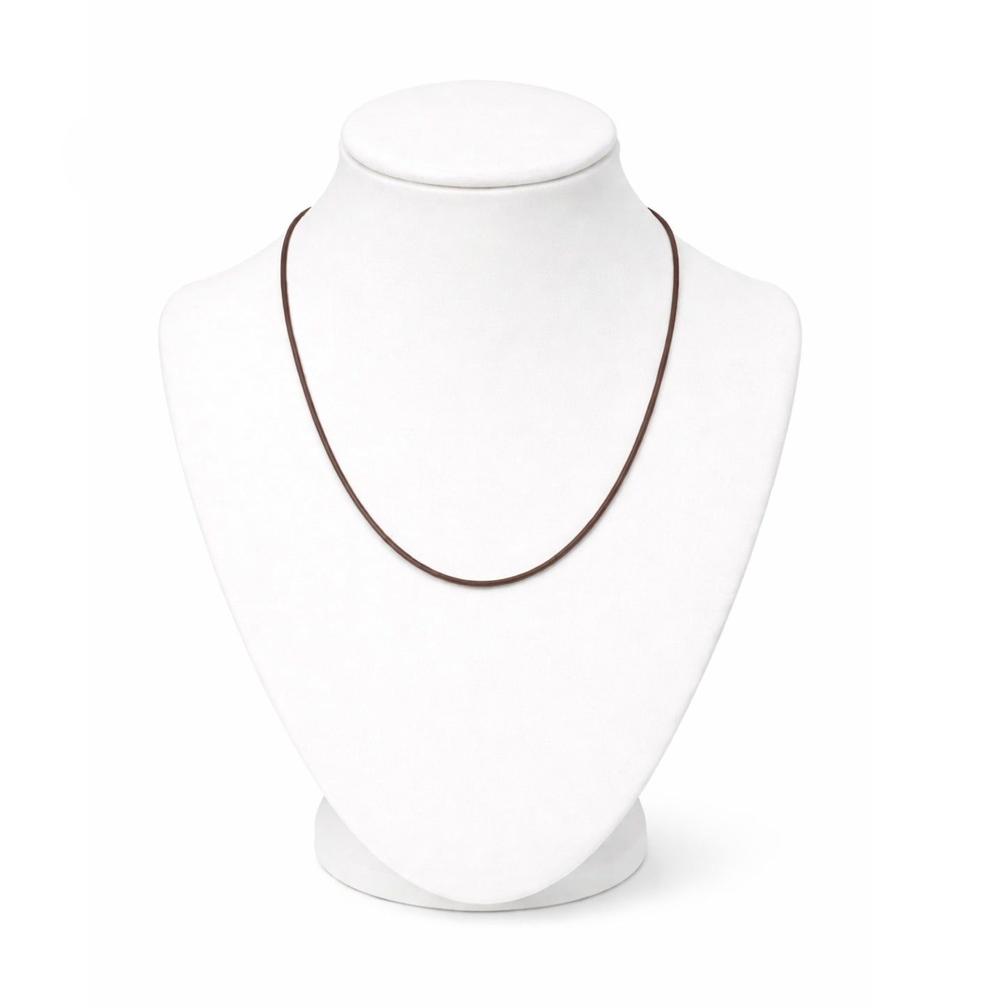 24" Waxed Leather Necklace Cord with Adjustable Lobster Clasp Necklaces main product image
