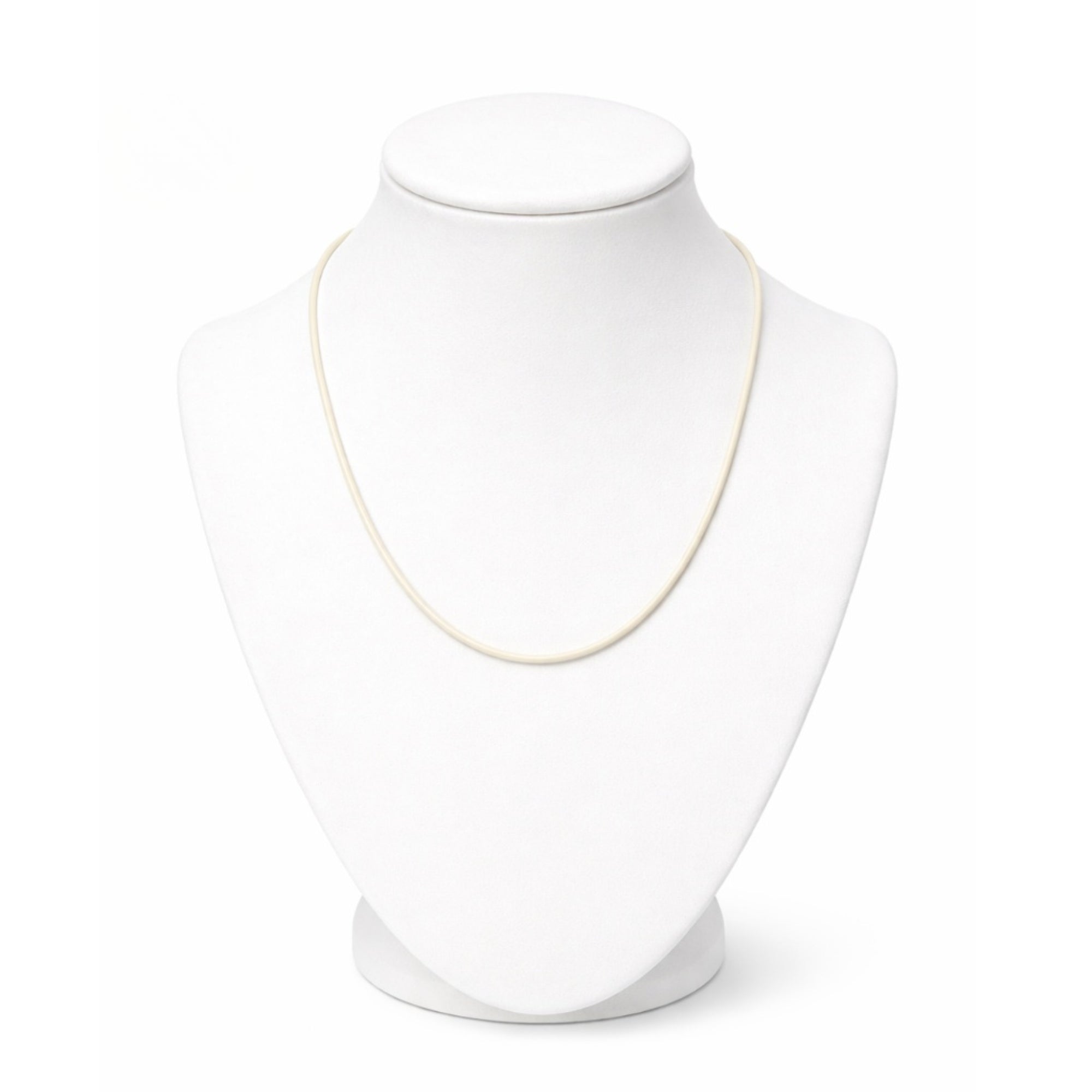 24" Waxed Leather Cord Necklace with Lobster Clasp main product image