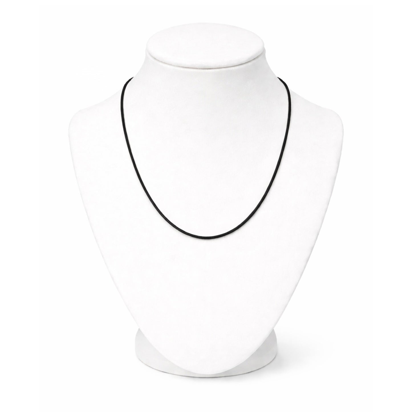 24" Waxed Leather Cord Necklace with Adjustable Silver Clasp Necklaces main product image