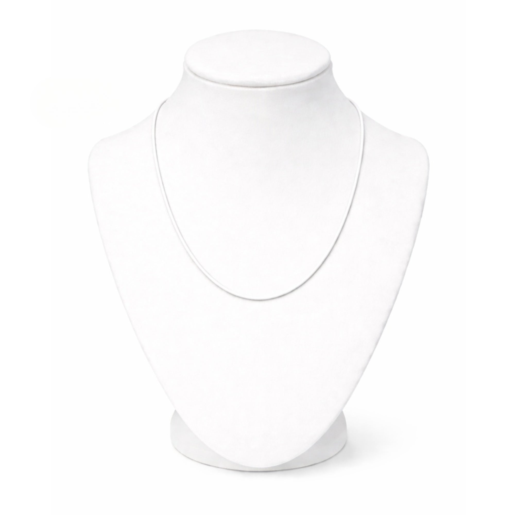 24" Premium Waxed Leather Cord Necklace with Adjustable Clasp Necklaces main product image