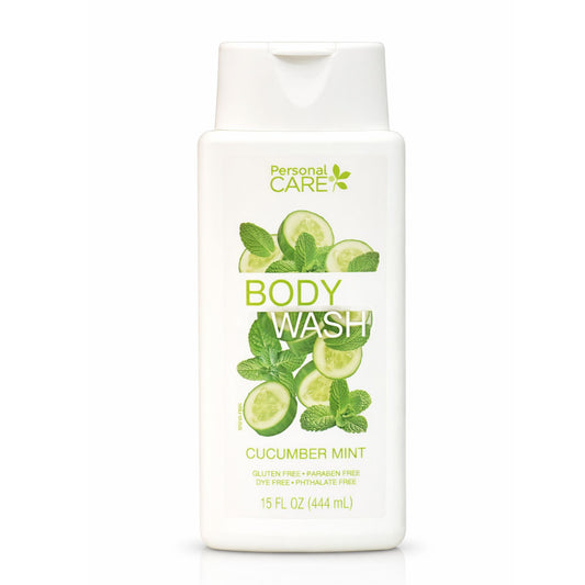 15 fl oz Personal Care Cucumber Mint Body Wash Bath Essential main product image
