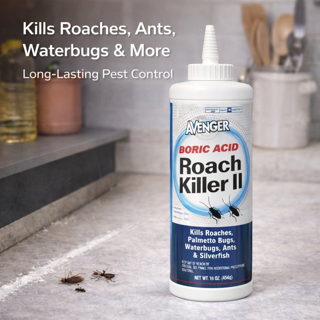 16 oz Boric Acid Roach Killer Powder – Kills Roaches & Ants Insect Killer size and feature image