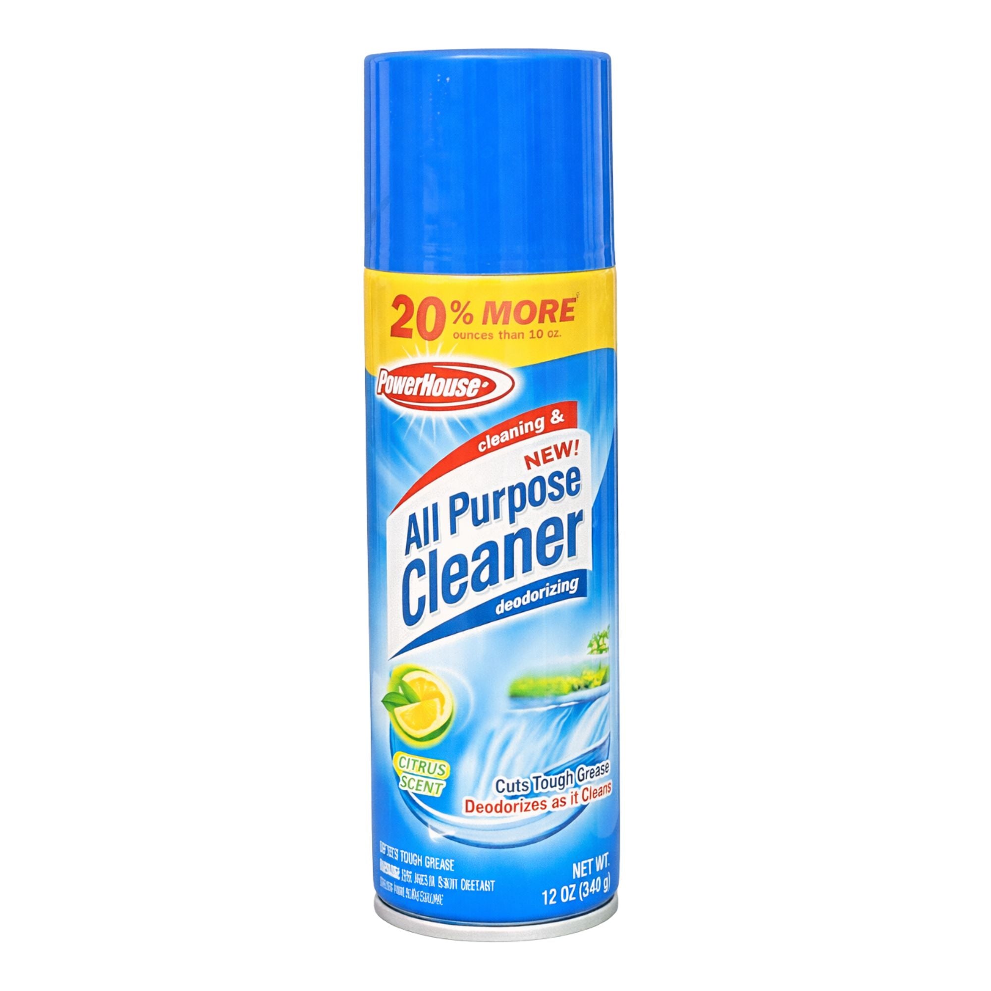 12oz All Purpose Cleaner Spray: Citrus Scent Degreaser Deodorizer PowerHouse - 99Everything