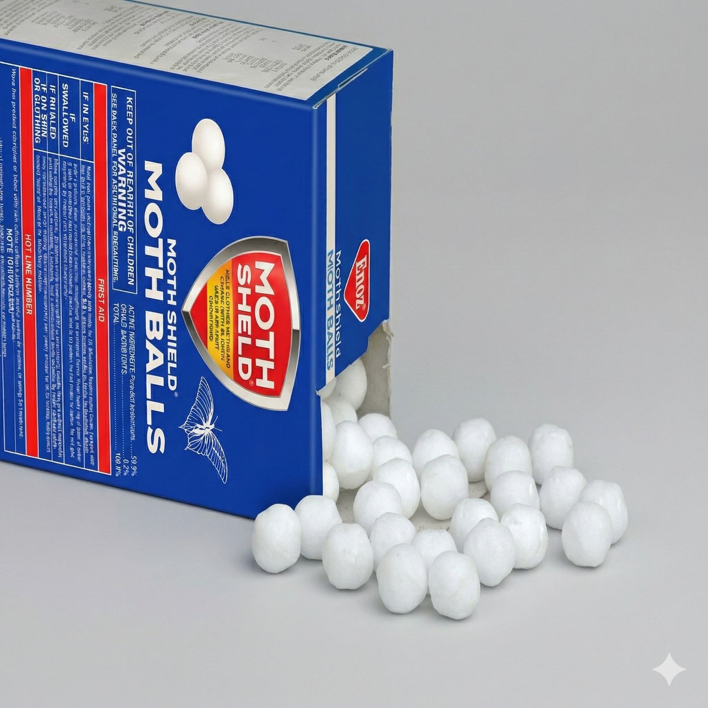 12 oz Moth Shield Moth Balls Original Scented Insect Killer Home Care size and feature image