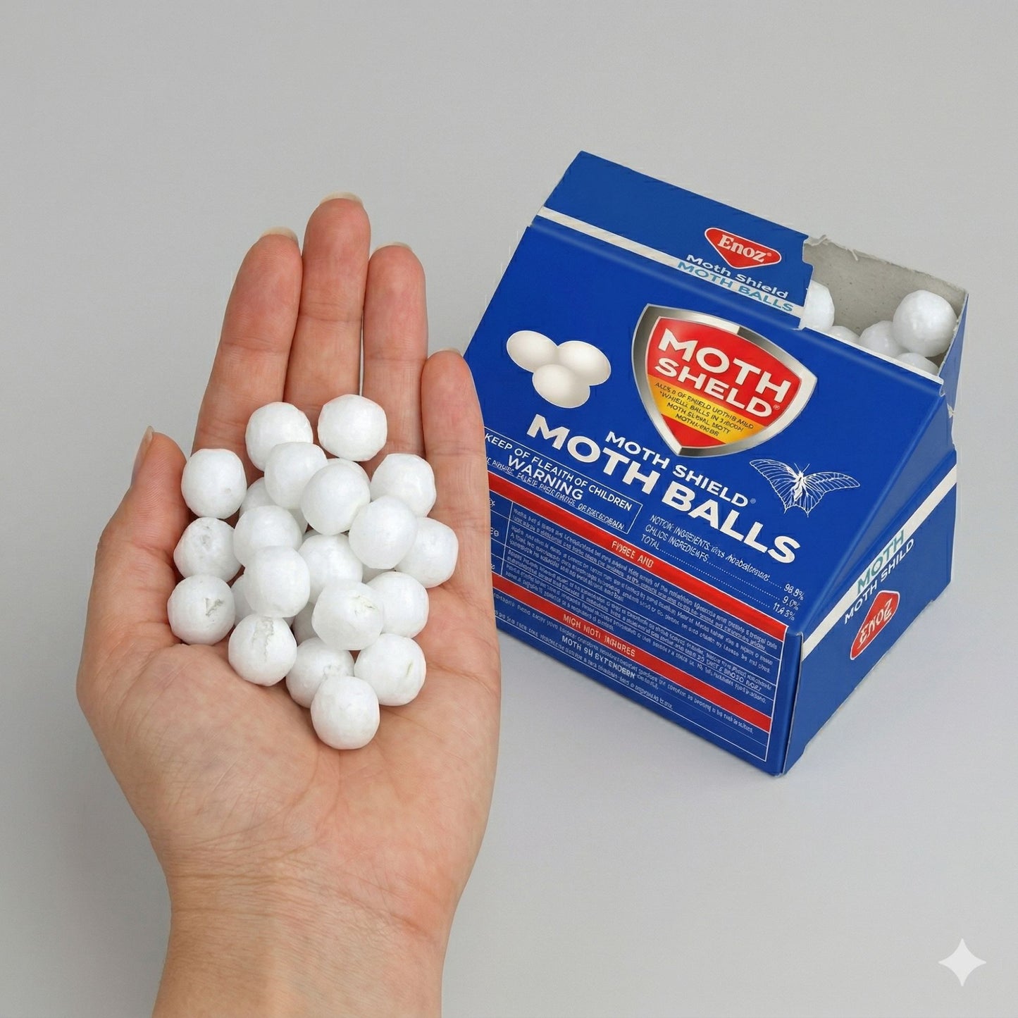 12 oz Moth Shield Moth Balls Original Scented Insect Killer Home Care lifestyle use image