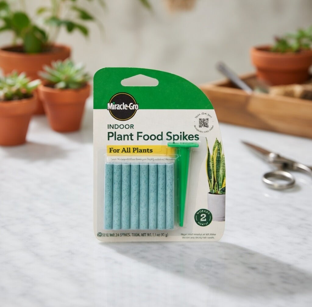 24 Count Miracle Gro Indoor Plant Food Spikes Plant Fertilizer size and feature image