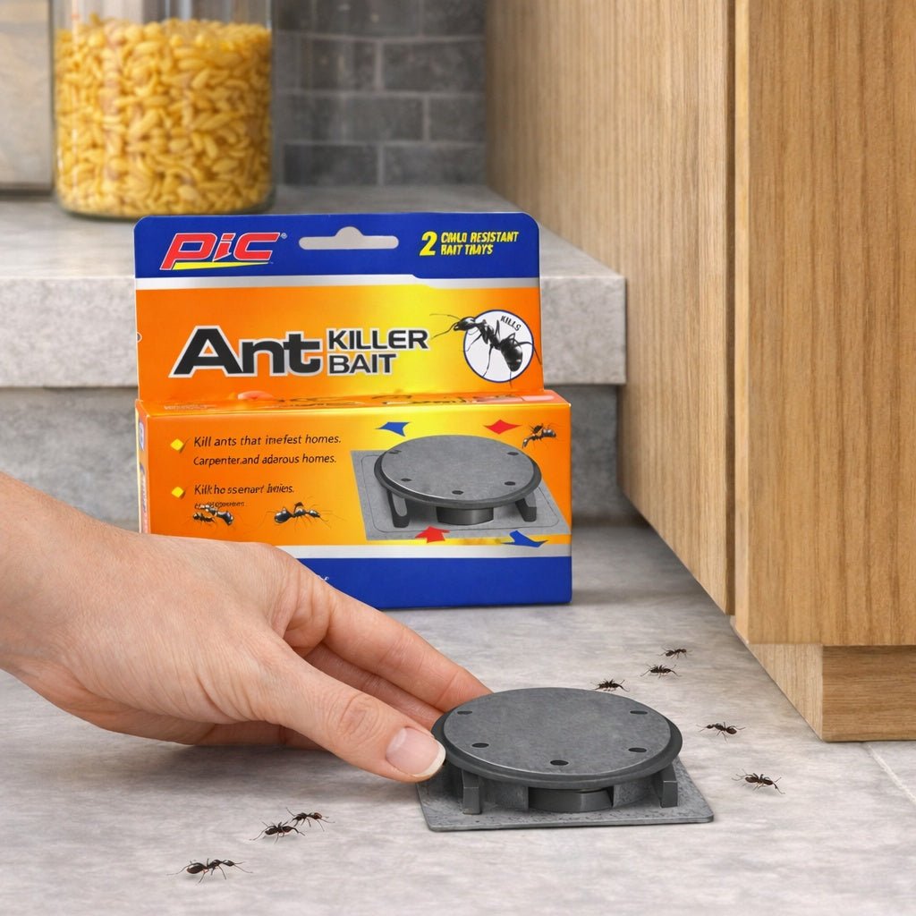 PIC Ant Killer Bait – Child Resistant Trays size and feature image