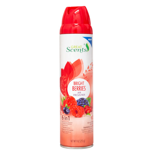9oz Great Scent Bright Berries Air Freshener Spray Air Freshioner main product image