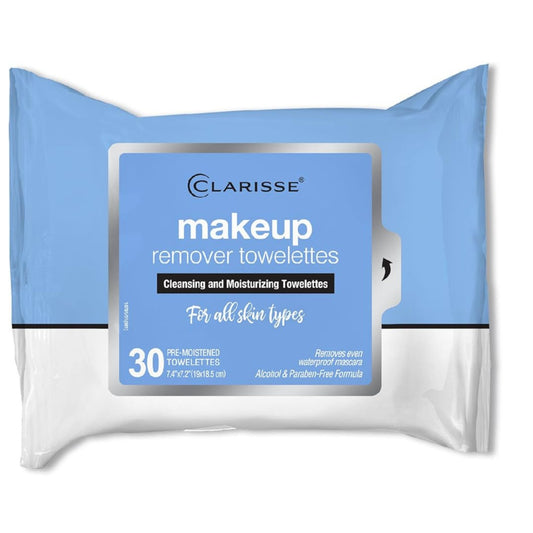30 ct Clarisse Makeup Remover Towelettes All Skin Types main product image