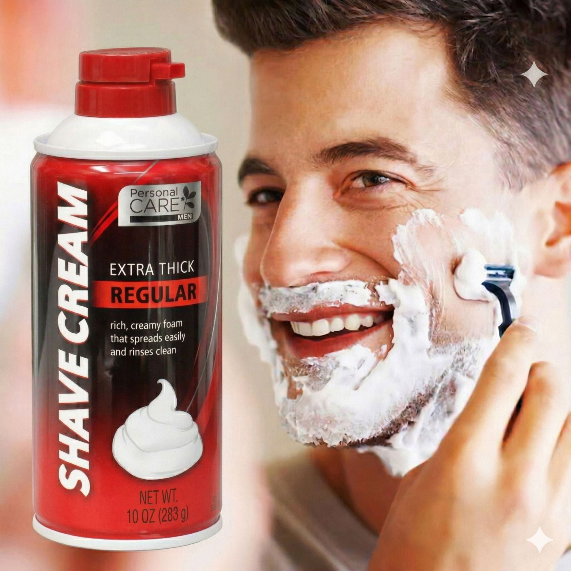 10 oz Personal Care Men Extra Thick Regular Shave Cream Hygiene men shaving gel product detail image
