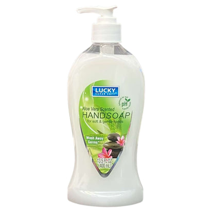 13.5 oz Aloe Vera Hand Soap – Gentle Moisturizing Antibacterial Wash Antibacterial Liquid Soap main product image