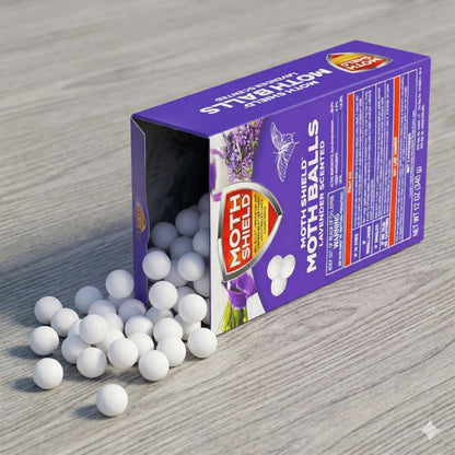 12 oz Moth Shield Moth Balls Lavender Scented Insect Killer Home Care product detail image