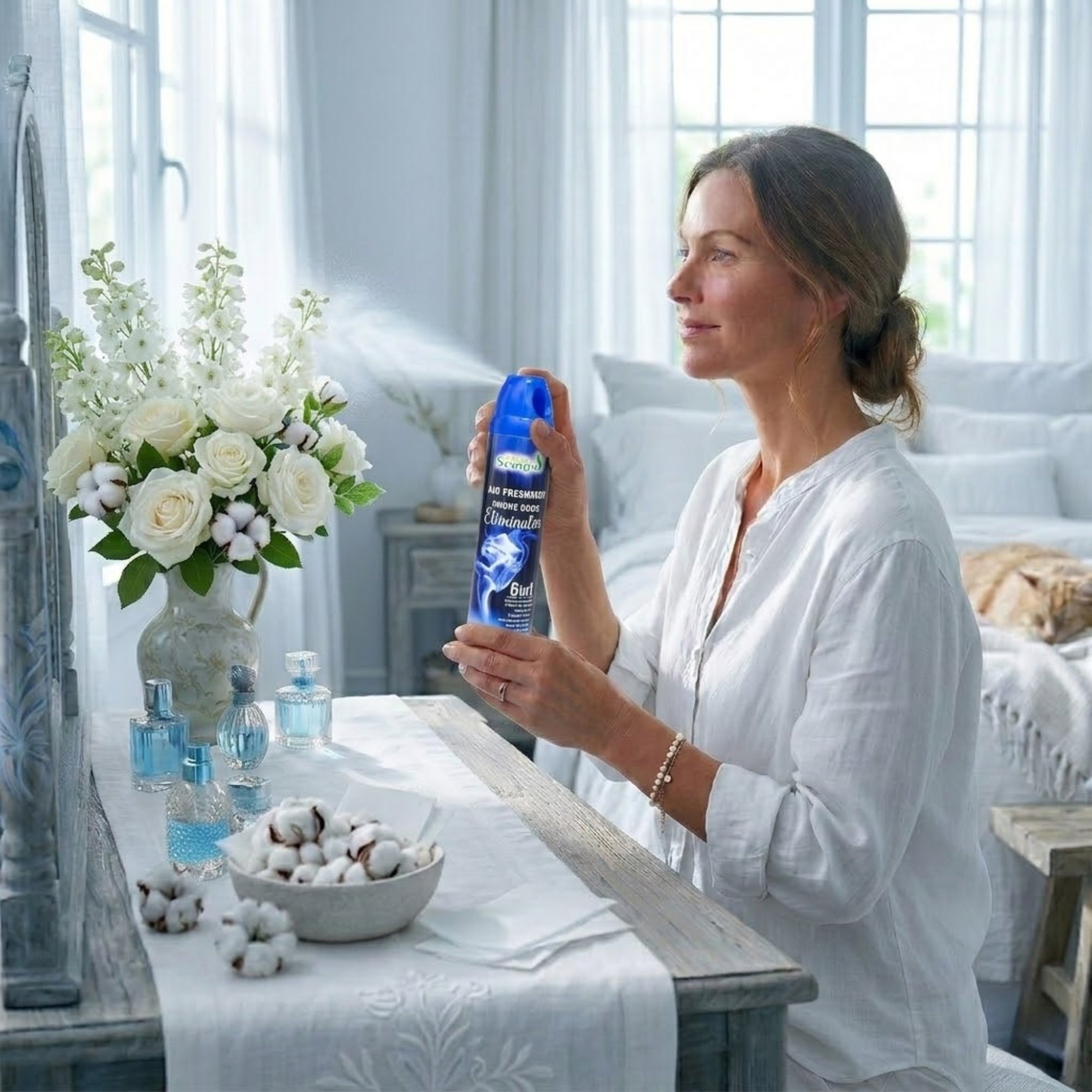 9 oz Great Scents Smoke Odor Eliminator Air Freshener Spray Air Freshioner lifestyle use image