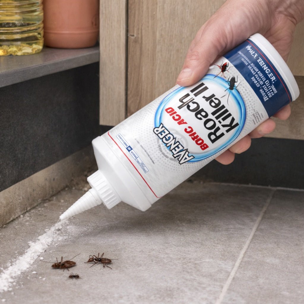 16 oz Boric Acid Roach Killer Powder – Kills Roaches & Ants Insect Killer size and feature image