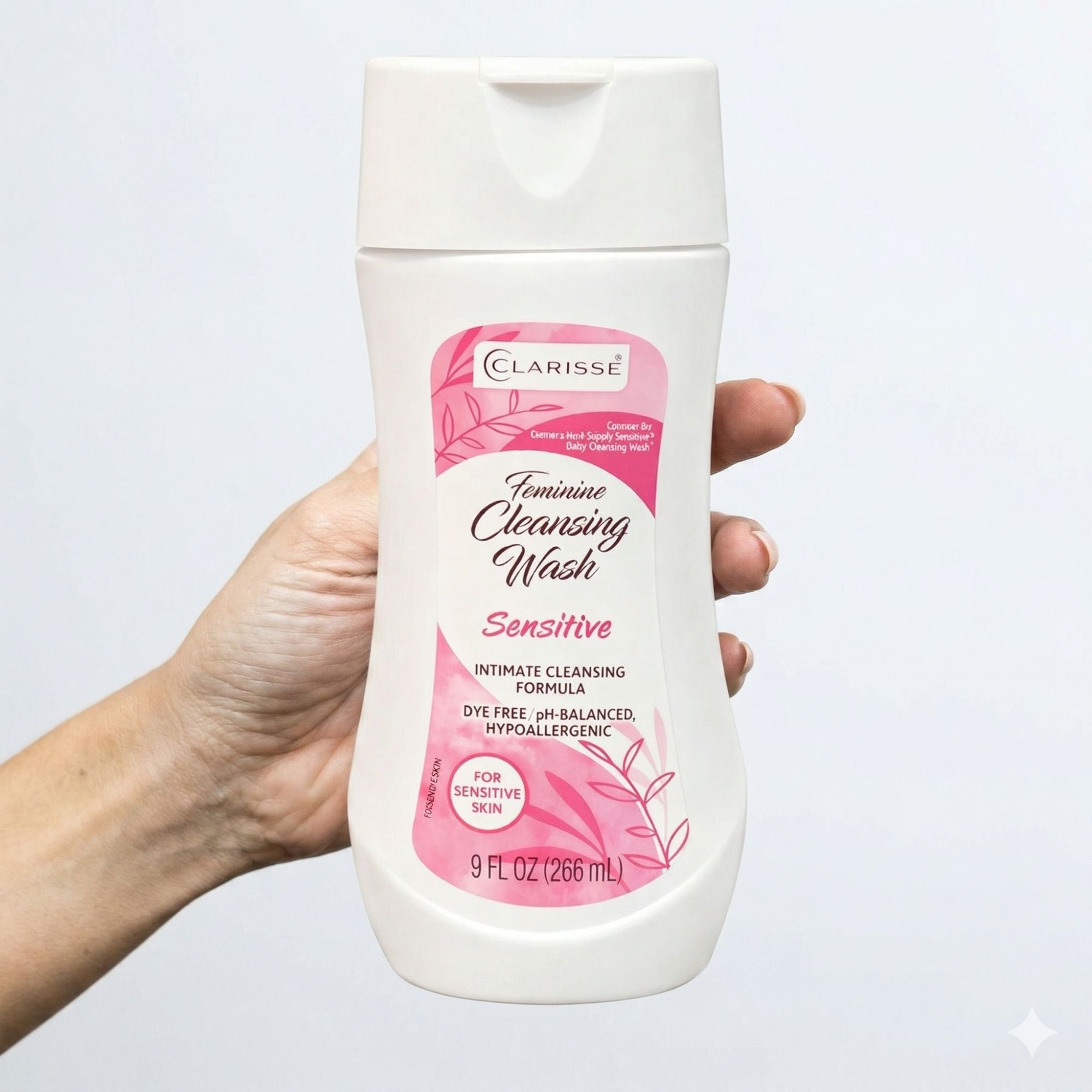 9fl oz Clarisse Feminine Cleansing Wash Sensitive Personal Care Hygiene Personal care size and feature image