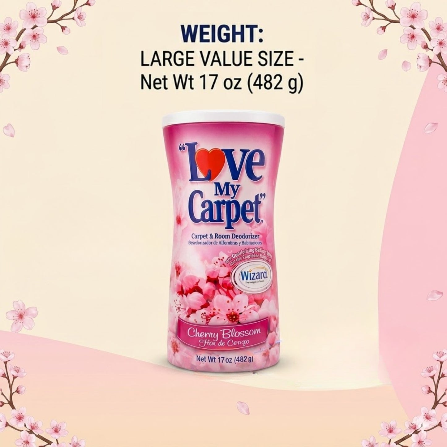 17 oz Love My Carpet Cherry Blossom Room Deodorizer product detail image