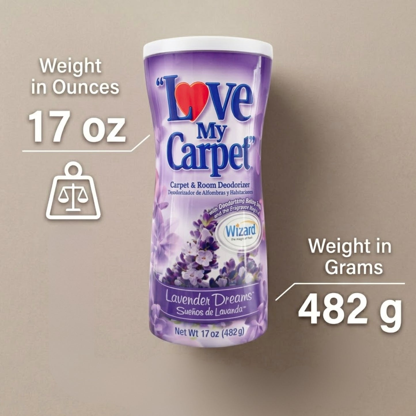 17 oz Love My Carpet Lavender Dreams Deodorizer product detail image