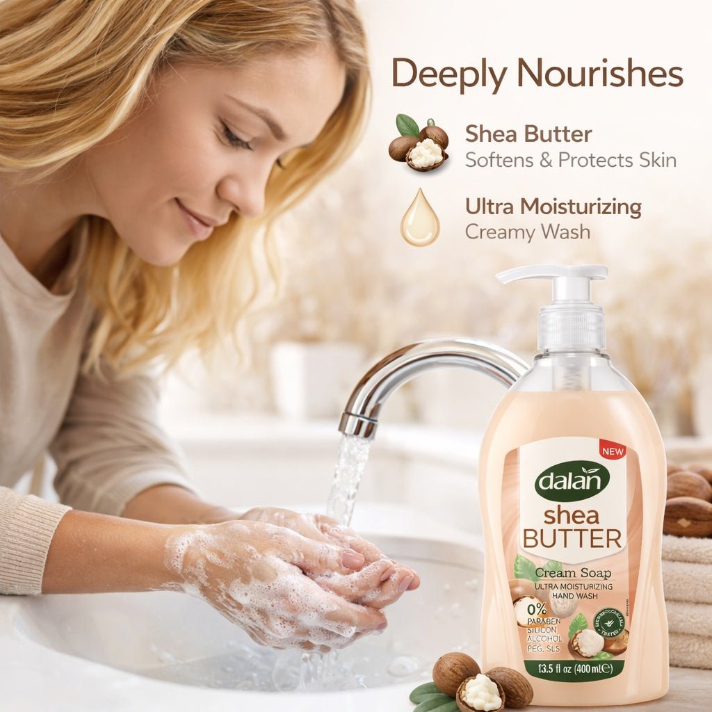 13.5 oz Shea Butter Hand Soap – Ultra Moisturizing Cream Wash size and feature image