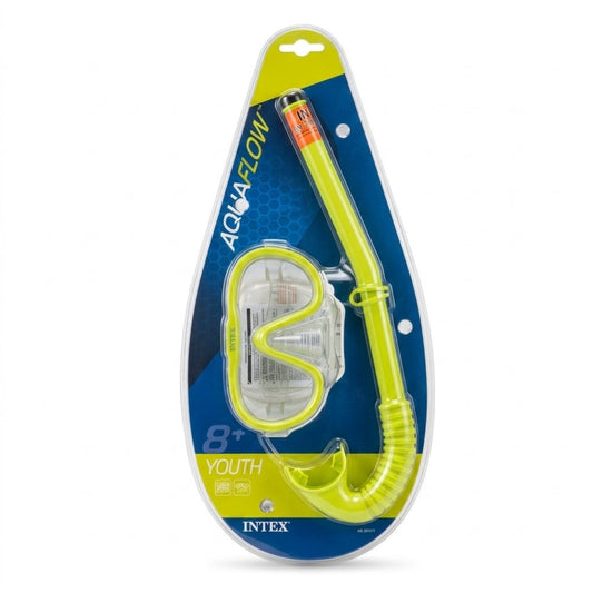 Intex Aqua Flow Youth Snorkel and Mask Diving Set for Kids Toys, Beach main product image