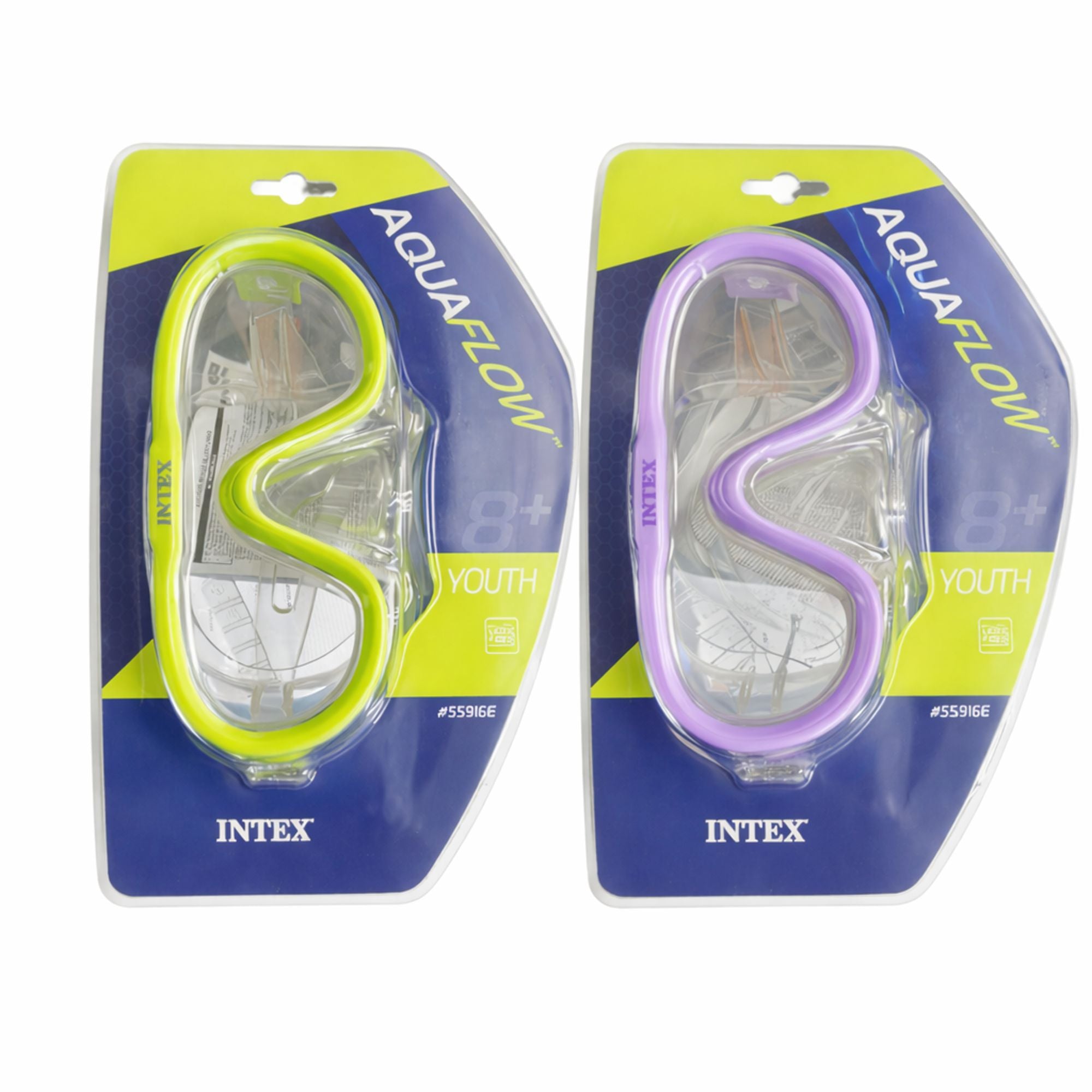 Intex AquaFlow Youth Swim Goggles: Anti Fog UV Protection - 99Everything