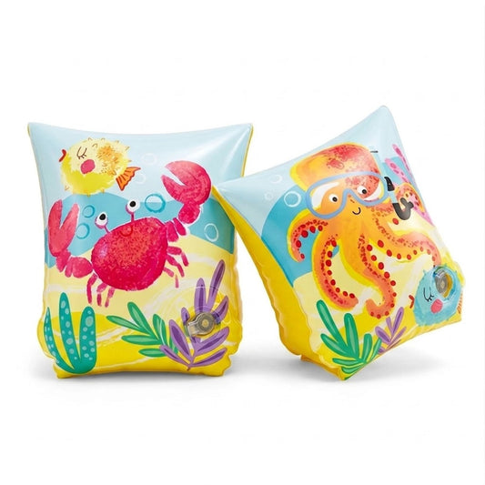 9in x 6in Intex Kids Arm Bands Tropical Buddies Floaties Ages 3 6 Toys, Beach main product image