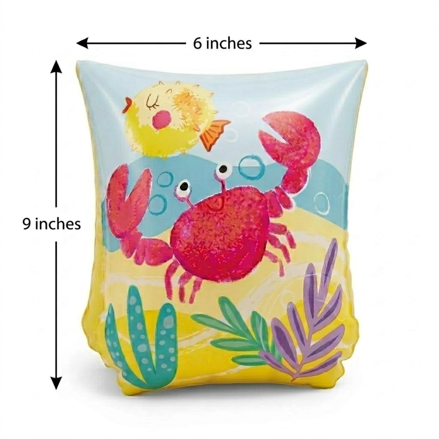9in x 6in Intex Kids Arm Bands Tropical Buddies Floaties Ages 3 6 Toys, Beach product detail image