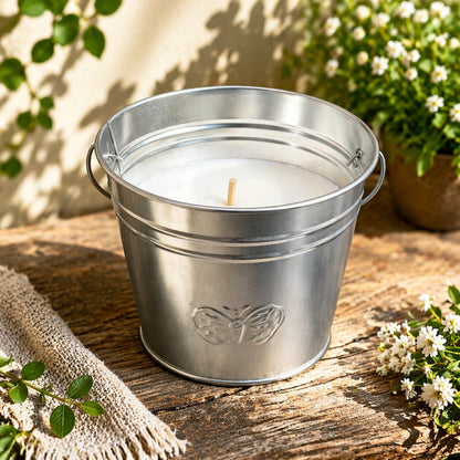 Citronella Bucket Candle – Outdoor Candles lifestyle use image