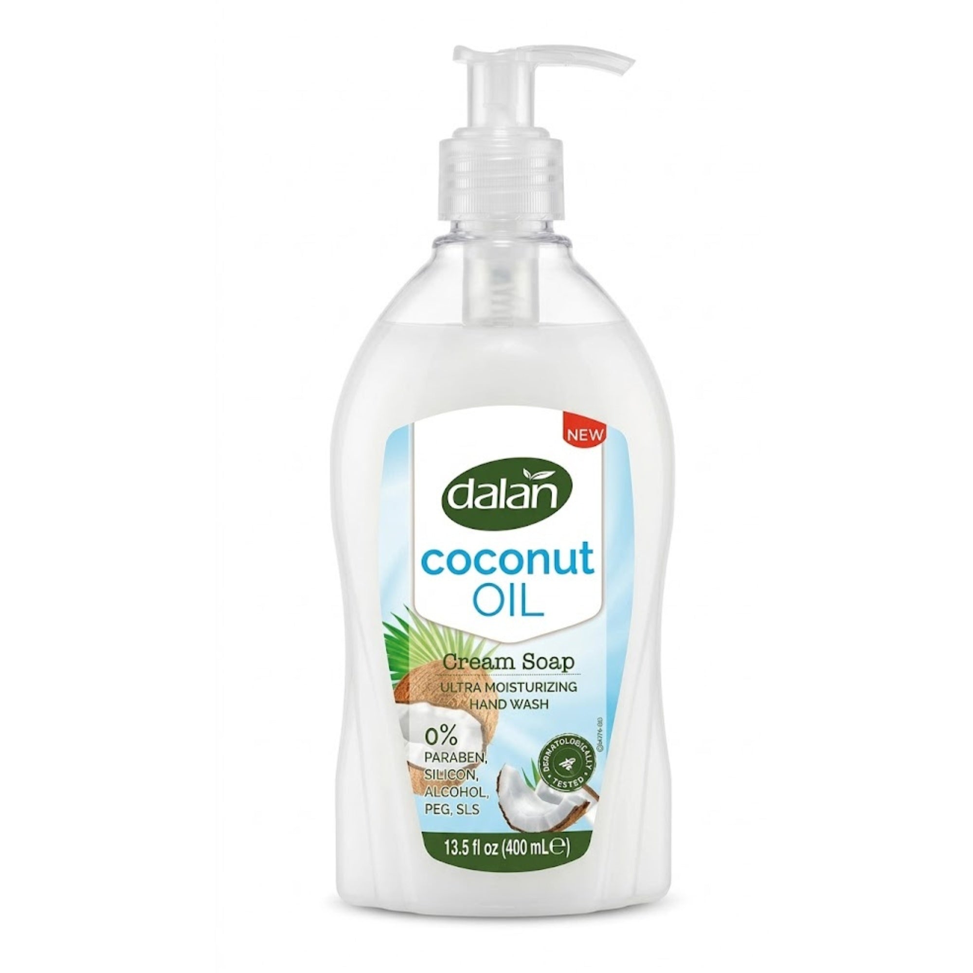 13.5 oz Coconut Oil Hand Soap – Ultra Moisturizing Cream Wash main product image