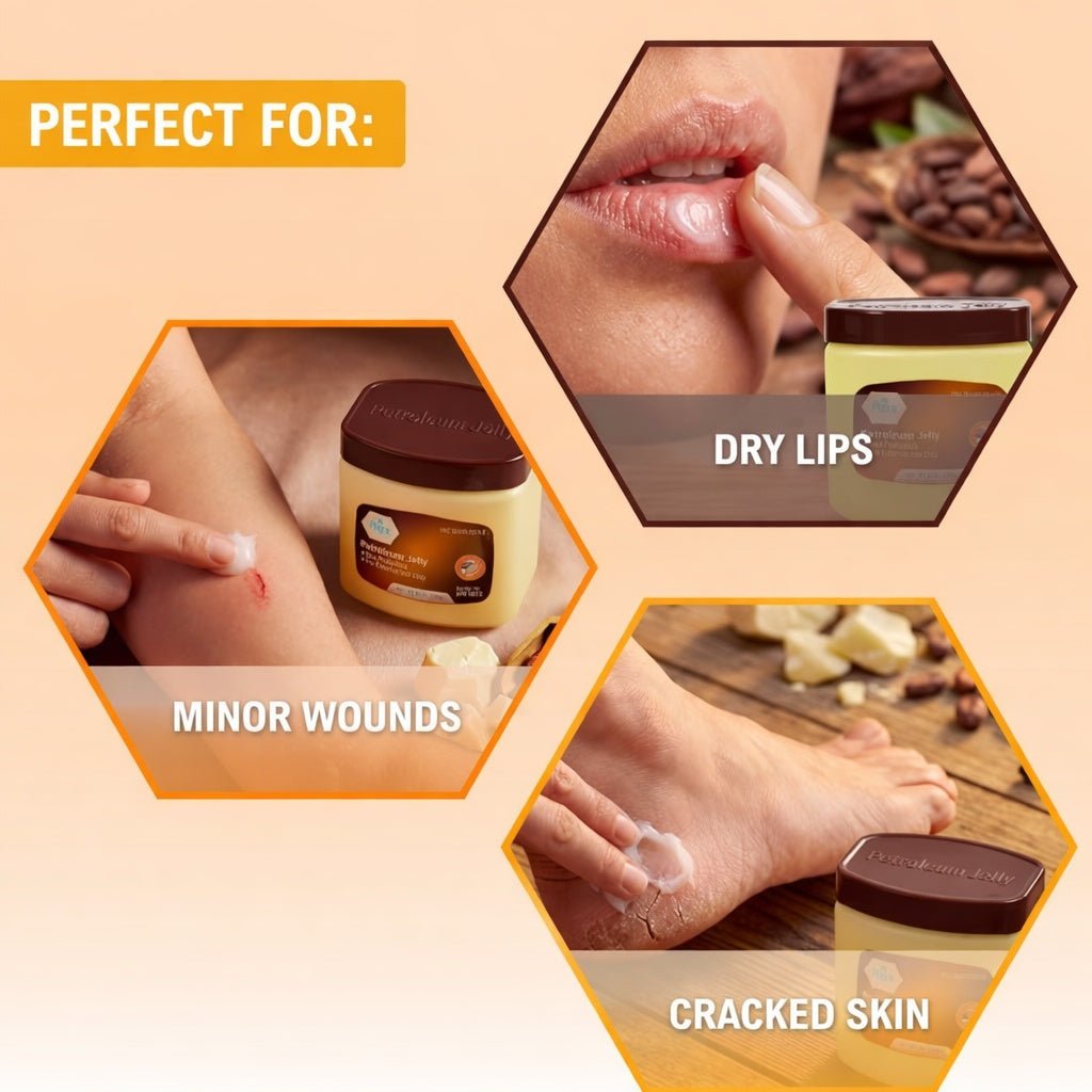 8 oz Cocoa Butter Petroleum Jelly – Moisturizing Skin Protectant size and feature image