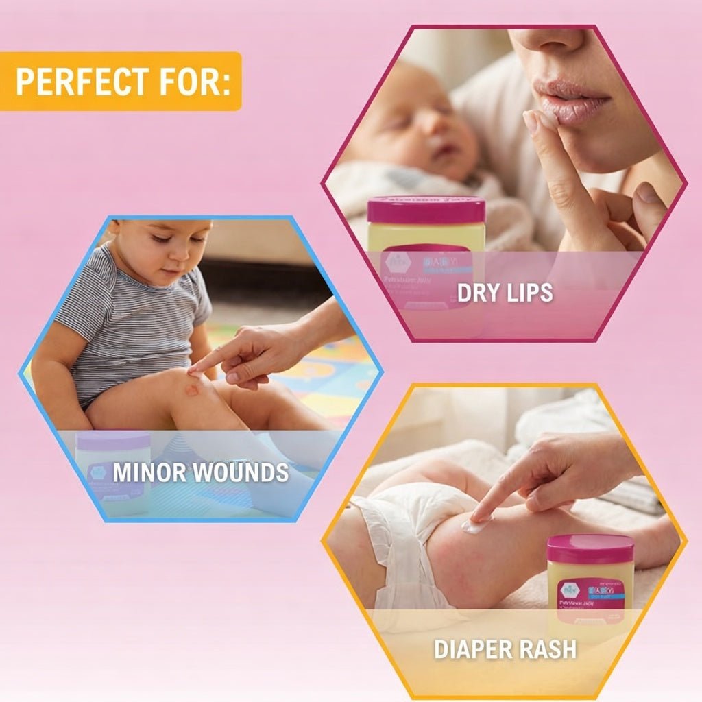 8 oz Baby Petroleum Jelly Pink – Skin Protectant & Moisturizer product detail image