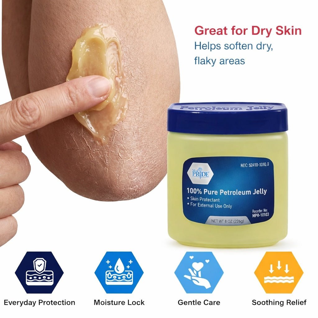 8 oz 100% Pure Petroleum Jelly – Skin Protectant & Moisturizer size and feature image