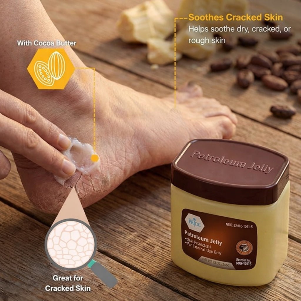 13 oz Cocoa Butter Petroleum Jelly – Skin Protectant Moisturizer product detail image