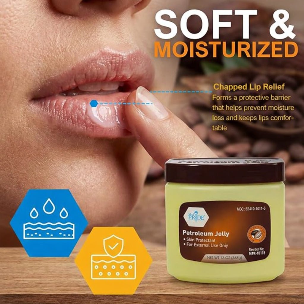 13 oz Cocoa Butter Petroleum Jelly – Skin Protectant Moisturizer size and feature image