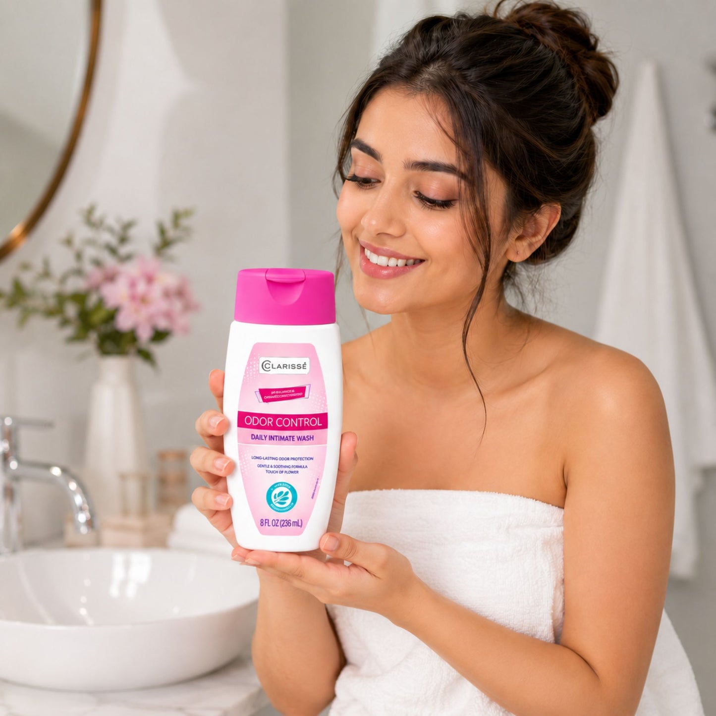 Clarisse Intimate Wash Long Lasting Odor Control 8 oz