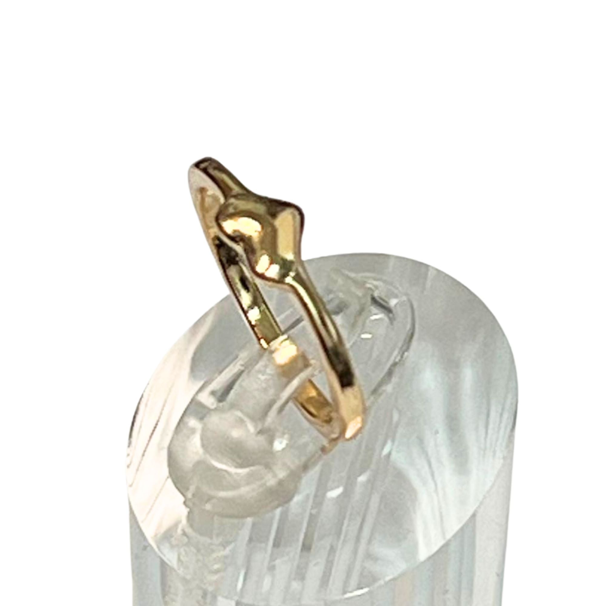 Gold Tone Heart Accent Ring – US Size 5 Rings size and feature image